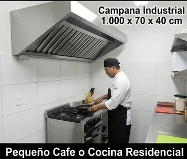 Campana Industrial 1.000 x 70 x 40 cm