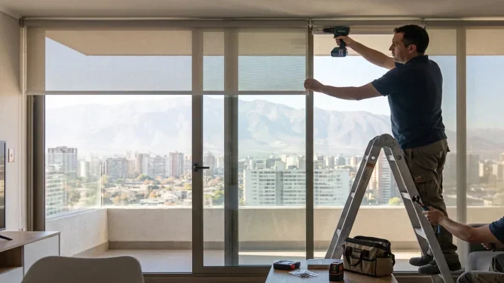 Instalación de cortinas Roller